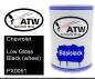 Preview: Chevrolet, Low Gloss Black (wheel), PX0051: 500ml Lackdose, von ATW Autoteile West.